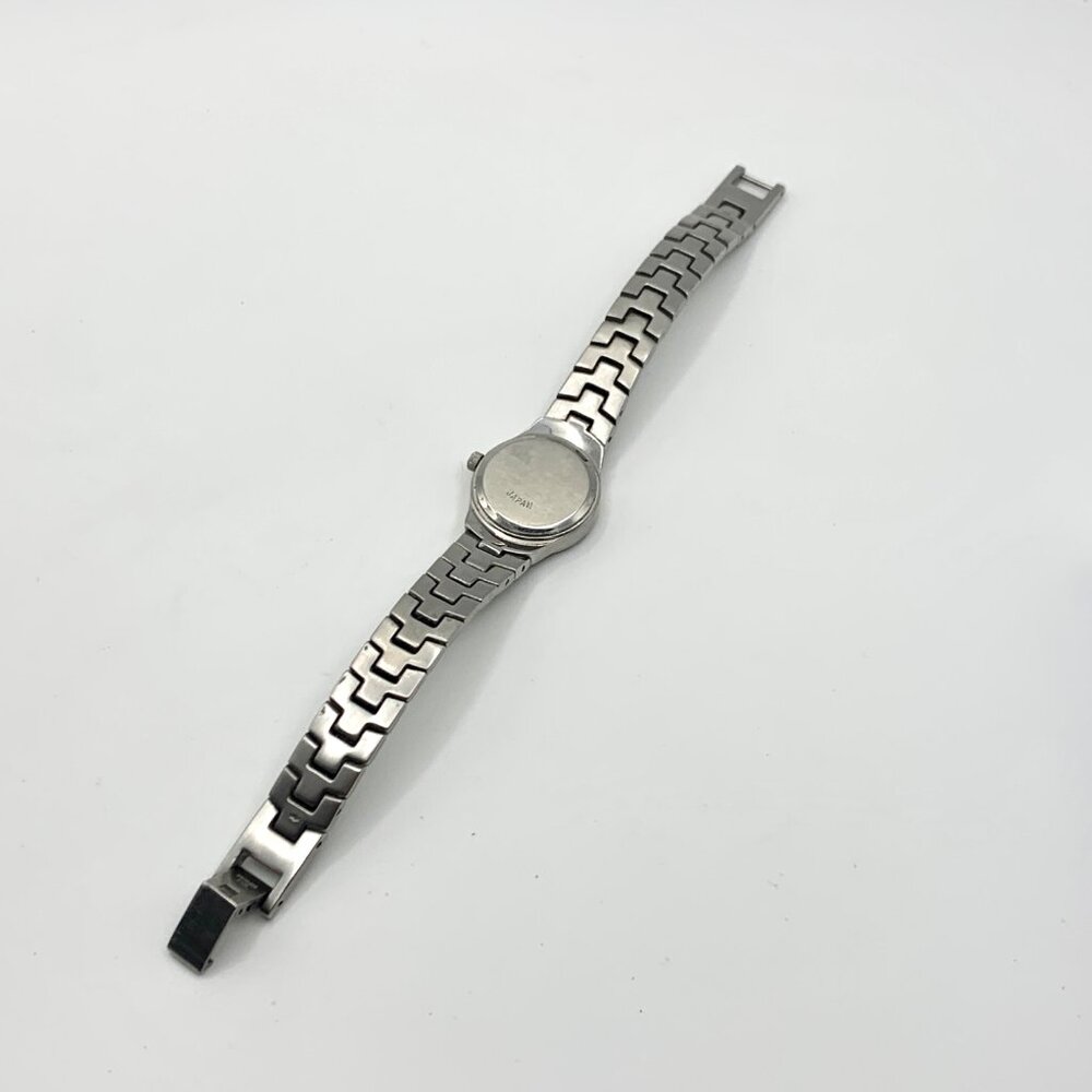 Mary Kay Silver Tone Watch Crystal Bezel 6.5" Wrist New Battery - Picture 9 of 15